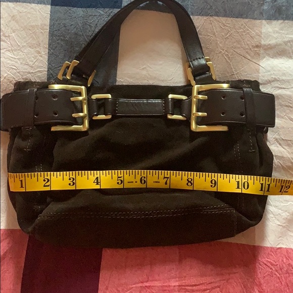 DKNY Vintage Suede/Leather Handbag - Picture 5 of 7